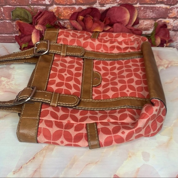 Fossil Pink Logo Canvas Bag - Picture 6 of 14